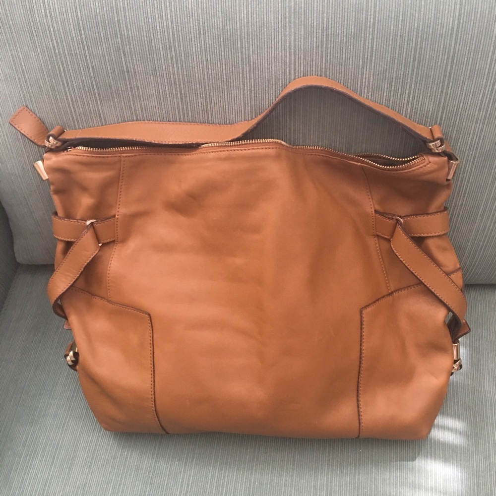 British tan women bag